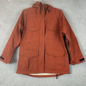 Vintage Frostline Kit Anorak Jacket Men's X-Small Orange Hooded Hiking Full-Zip